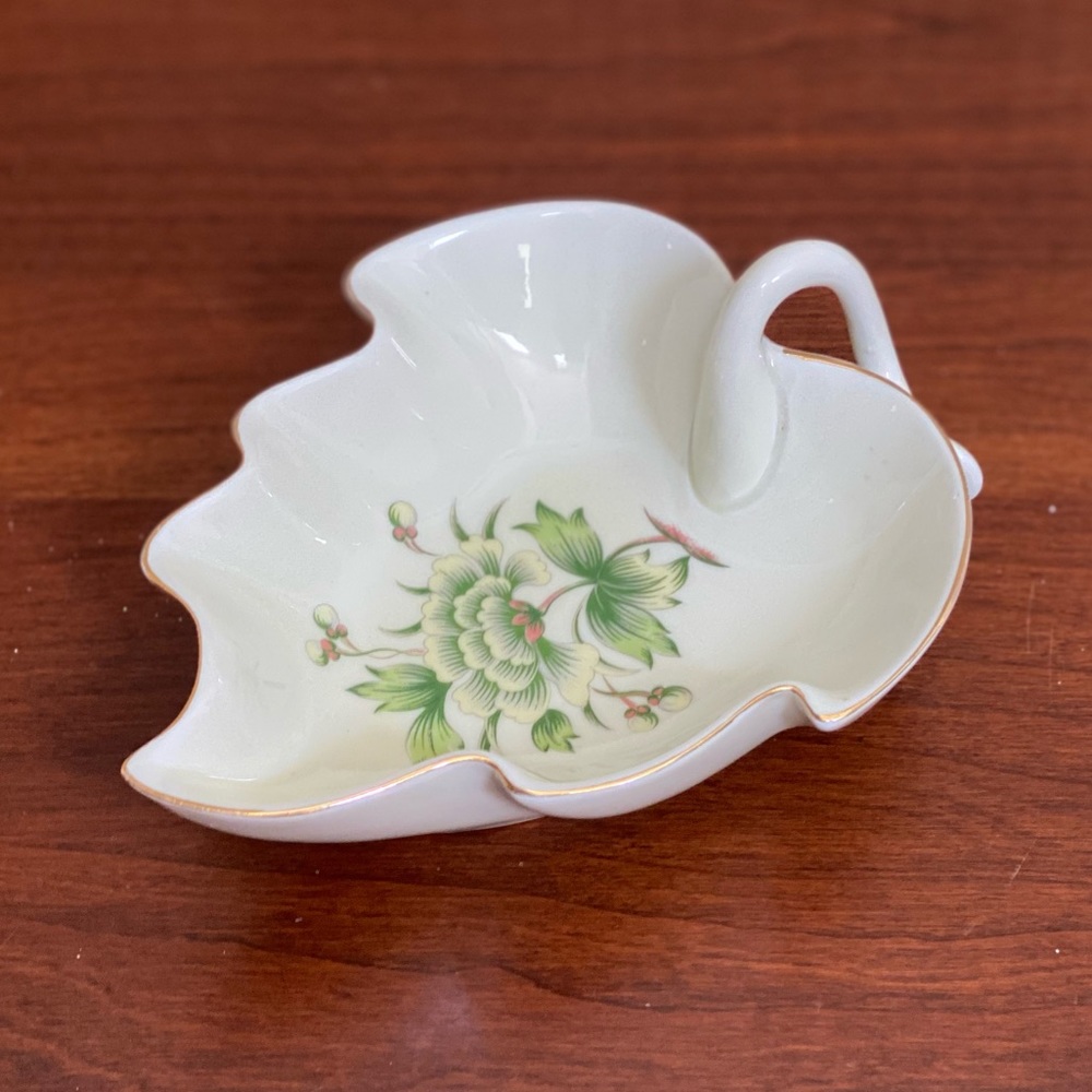 🌟HP🌟VTG 50s Porcelain Holohaza of Hungary Bon Bon Dish